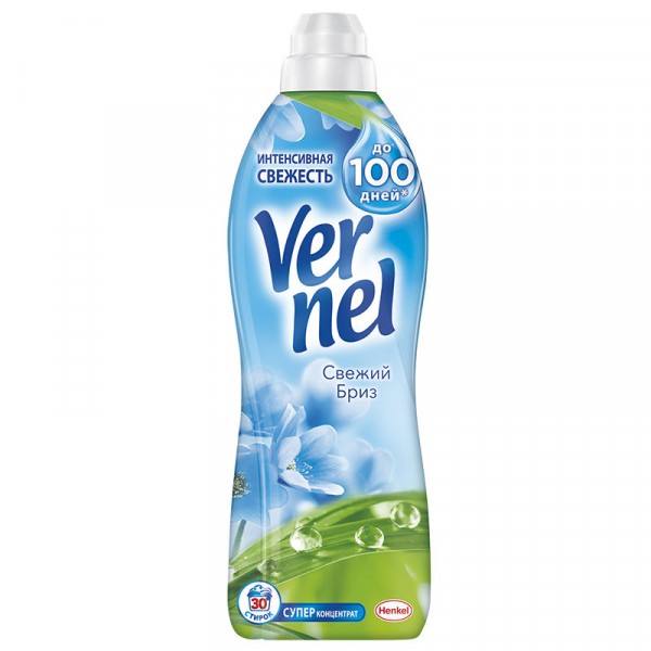 Фото Кондиционер для белья 910мл vernel henkel свежий бриз 2226