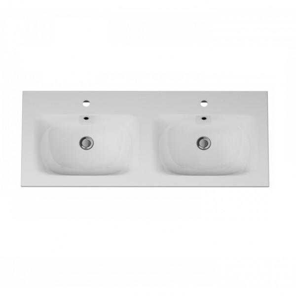 

раковина мебельная am.pm spirit 2.0 120см m70awcd1202wg, белый, глянец