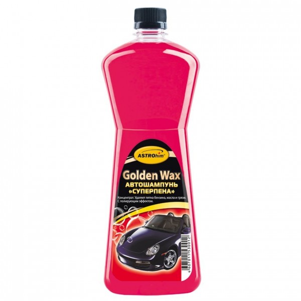 Фото Автошампунь 1,0л golden wax астрохим ас-310