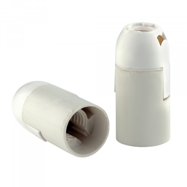 Фото Патрон e14 термост.пластик белый, подвесной гладкий, rev, 24522 3