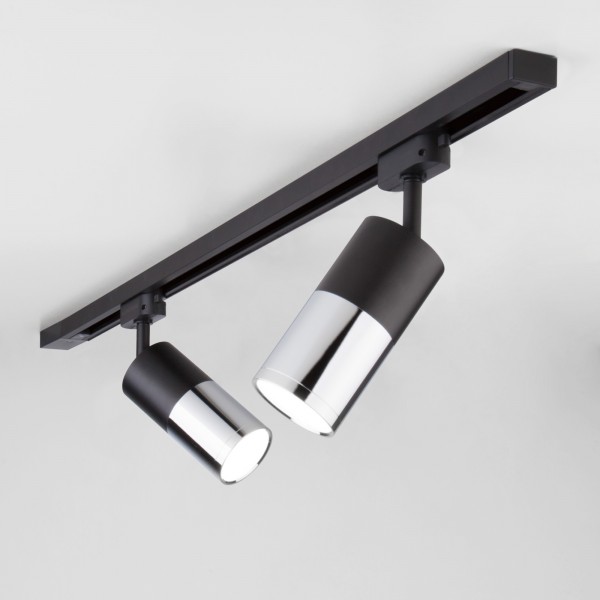 Фото Светильник ltb27 потолочный светодиодный avantag черный матовый/хром 6w 4200k