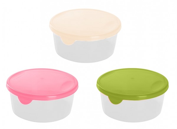 Фото Контейнер 500мл для хранения браво круглый пц1032