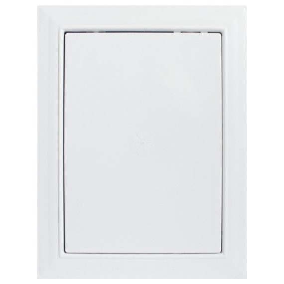 Фото Люк-дверца 200*300мм фланец, пластик, рамка 218*318мм, нажимной, л2030, era