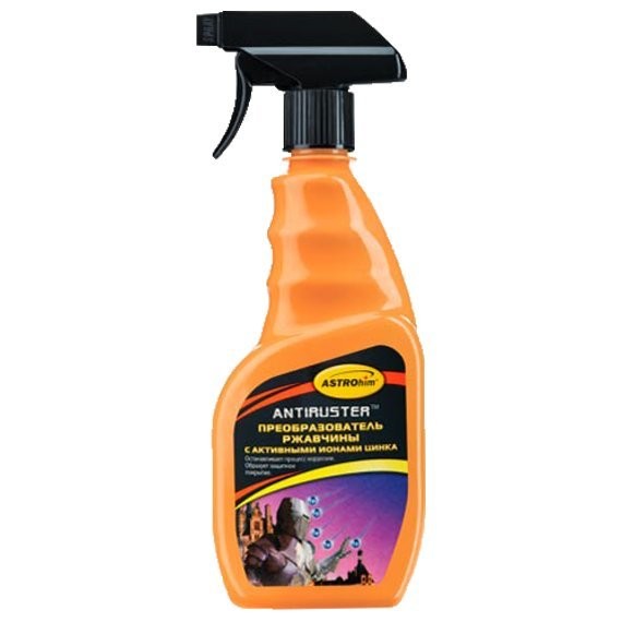Преобразователь ржавчины 0,5л триггер-спрей antiruster астрохим ас-470