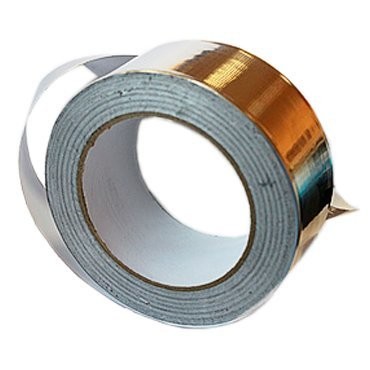Фото Лента монтажная клейкая алюминиевая 50мм*50м 120мкм