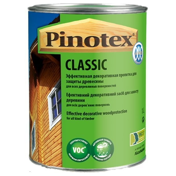 

деревозащитная пропитка pinotex classic красное дерево 1л
