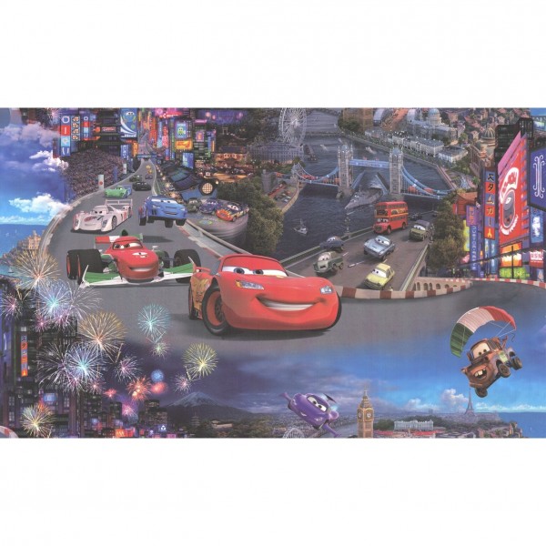 

обои 10113-01 ovk design disney ovk design disney тачки винил на флизе 1.06x10, сюжет, многоцветный
