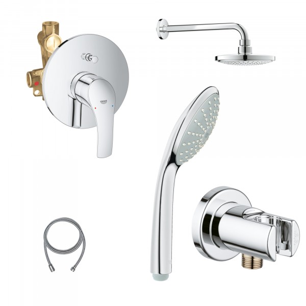 

комплект для душа grohe eurosmart 5в1 euphoria cosmopolitan 180 124440