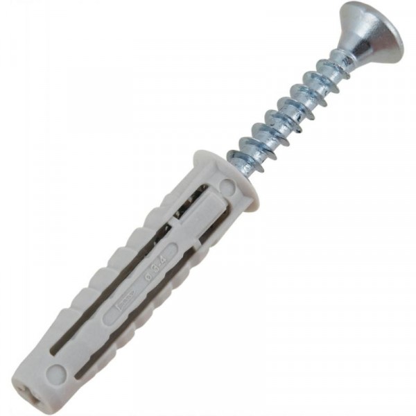 Фото Дюбель универсальный vz нейлон 10x60 (6 шт) -пакет tecfi