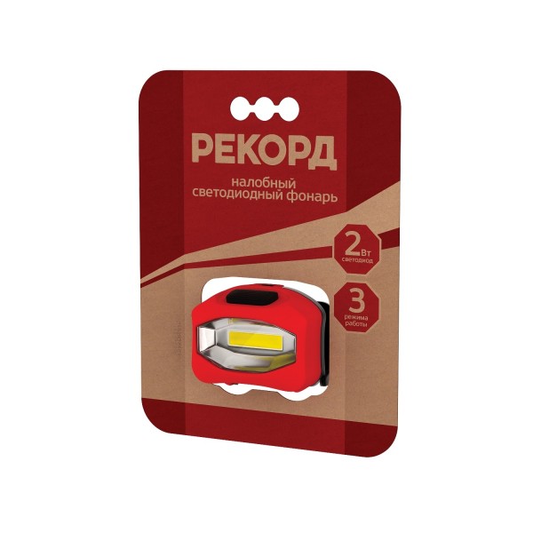 Фото Фонарь налобный рекорд sh-350 2w (3xlr03)