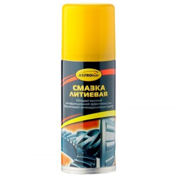Фото Смазка литиевая, 140мл аэрозоль астрохим ас-4521