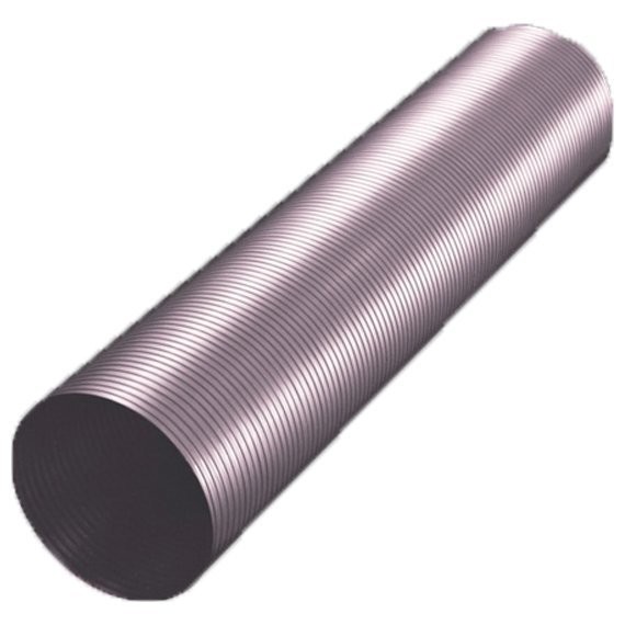 Фото Канал-воздуховод гибкий гофрир. 200мм, алюминиевый до 3м, 20ва, эра