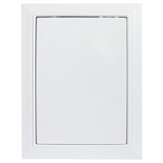 Фото Люк-дверца 300*400мм фланец, пластик, рамка 318*418мм, нажимной, л3040, era