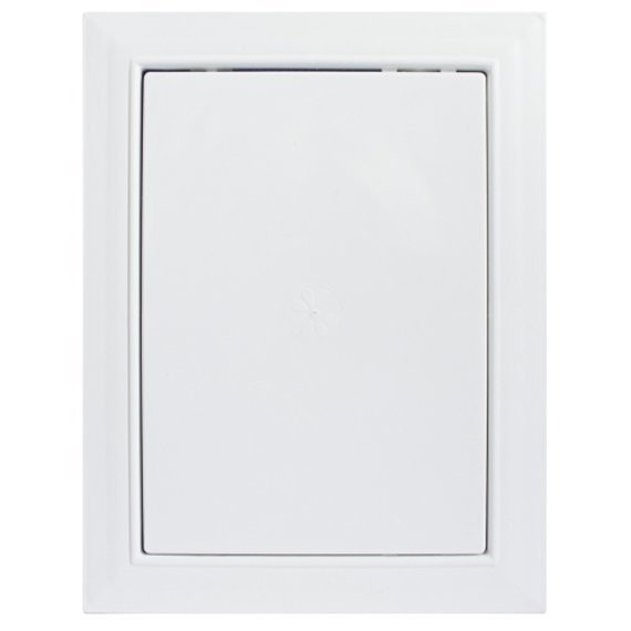 Фото Люк-дверца 250*300мм фланец, пластик, рамка 268*318мм, нажимной, л2530, era