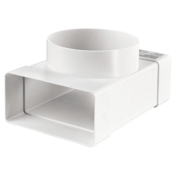 Фото Тройник т-образный соединительный пвх 55*110/100мм, 531р, vents