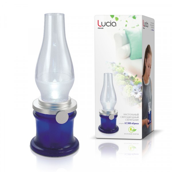 Фото Фонарь декоративный лючия lc-300 бриз светодиодный аккумуляторный с встр. диммером, 1w