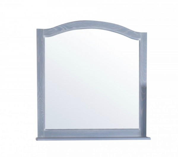 Фото Зеркало подвесное с полкой asb-woodline модерн рошфор (патина белая) 105 см (11231)