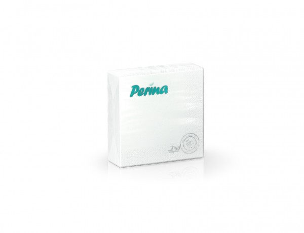 Салфетки бумажные perina 2сл. 50 шт белые