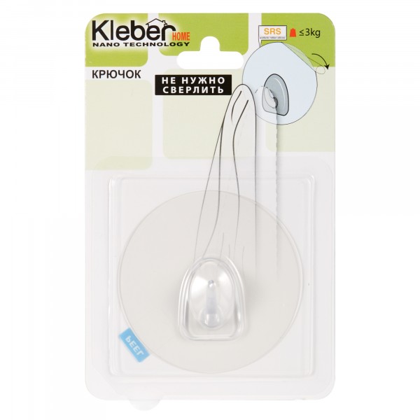 Фото Крючок на силиконе kleber home