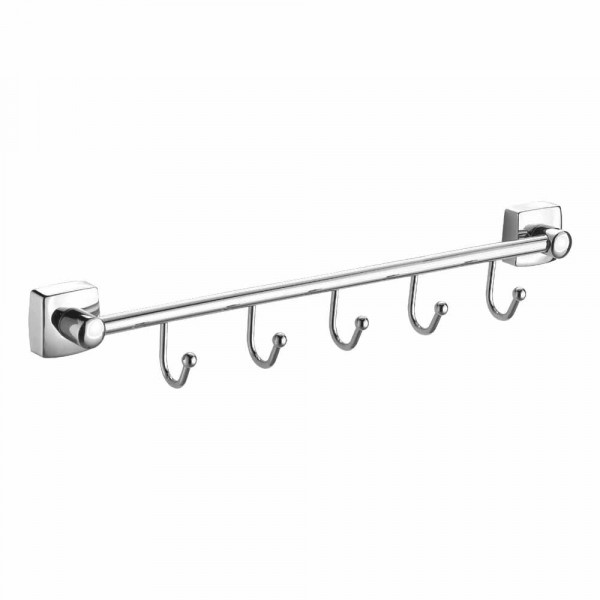 Фото Полотенцедержатель 35 см с 5 крючками keiz