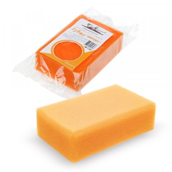 Фото Губка для мойки автомобиля кирпич 160*50*110 airline, авт05