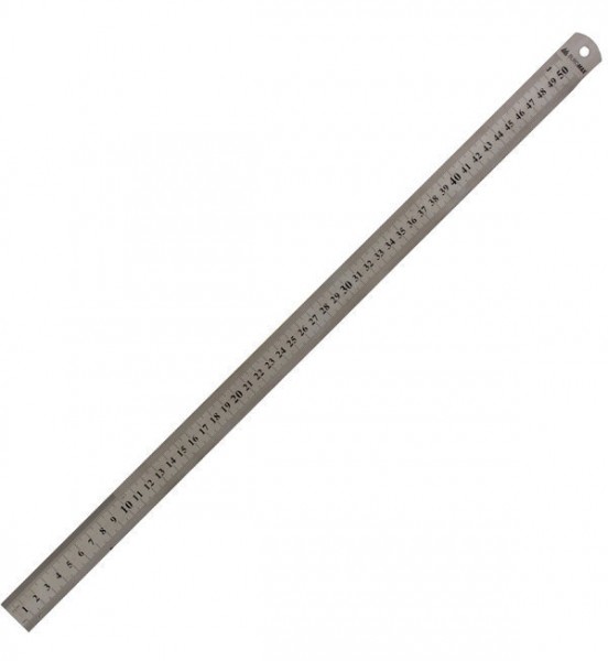 Фото Линейка 500мм стальная /р/ 30562