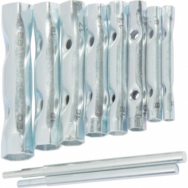 Фото Набор ключей трубчатых 6-22мм 9шт с воротком sparta 137525