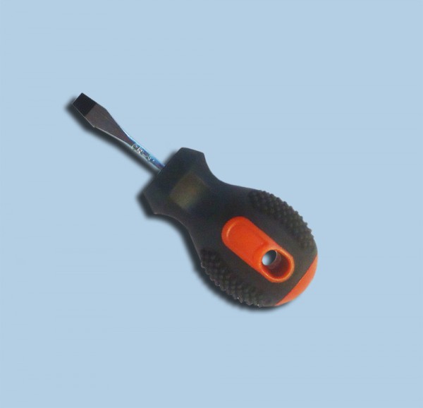 Фото Отвертка 5,0*38мм шлицевая с антискольз. двухкомп. ручкой matrix 12202