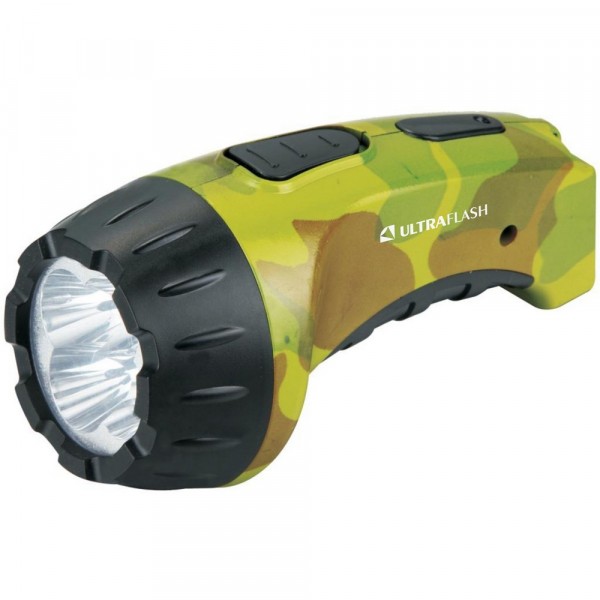 Фото Фонарь ultra flash led3804ml 4 led милитари аккумулятор. akku profi