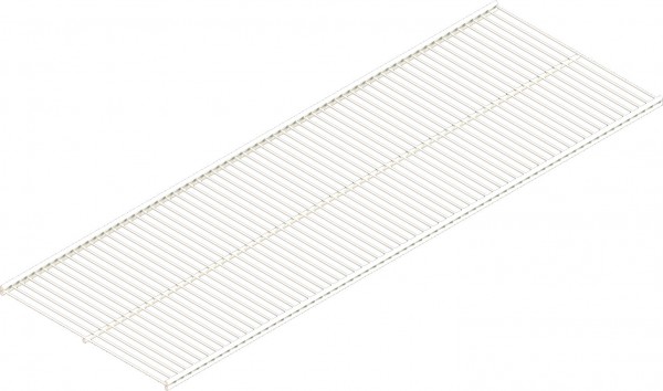 Фото Полка проволочная 305х900 мм, белая