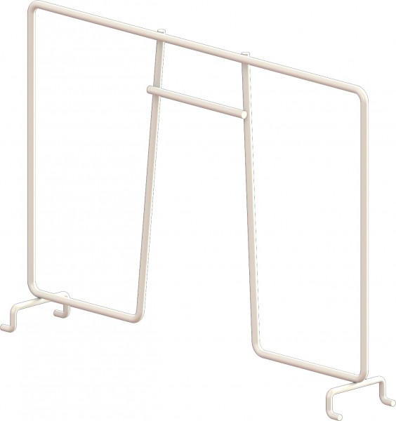 Фото Разделитель проволочной полки 305 мм, белый