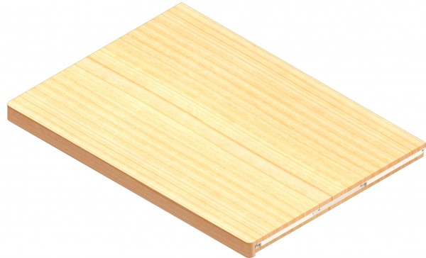 Фото Полка массив березы 605х437 мм, береза