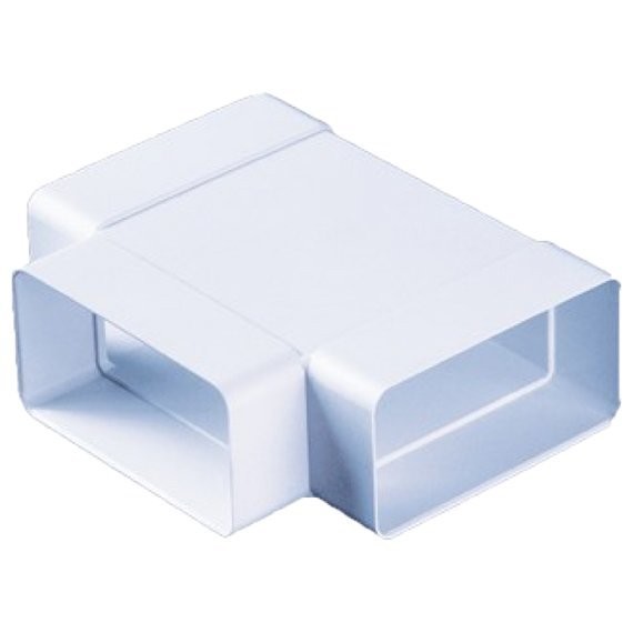 Фото Тройник т-образный прямоугольный пвх 60*204мм, 838р, vents