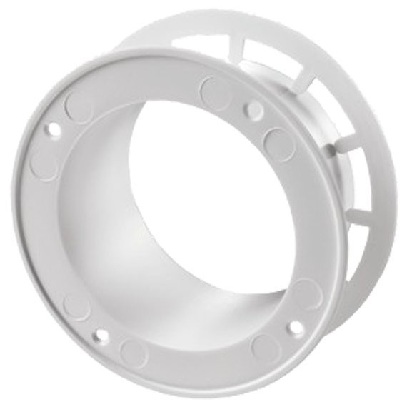 Фото Фланец 150мм пластиковый, крепление d179, ф 150, вентс