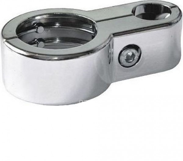 Фото Крепеж-соединитель 2-х труб d25/d50, хром (1 шт) - пакет tech-krep