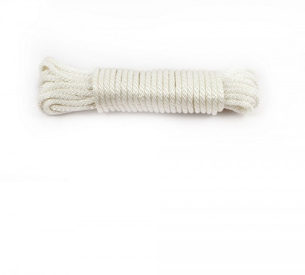 Фото Шнур плетеный пп 10 мм эргономичный, 16-пряд, белый, 10 м