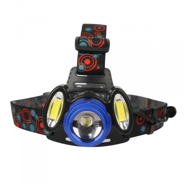 Фото Фонарь ultraflash e1334синий/черный налобный