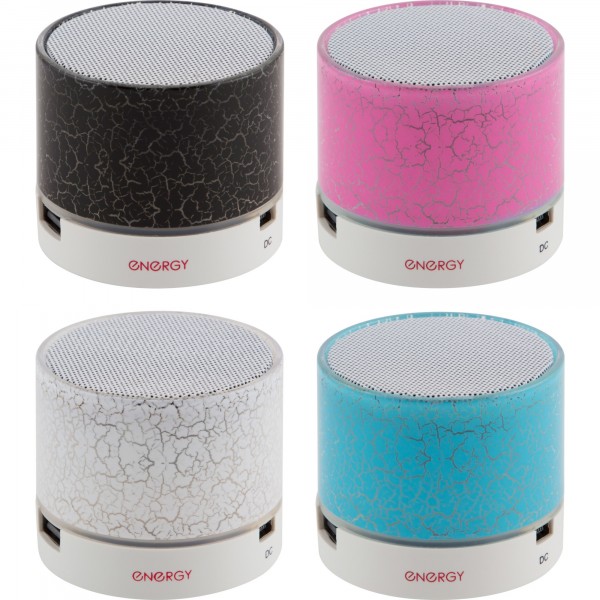 Фото Колонка портативная bluetooth energy sa-01 с led-подсветкой