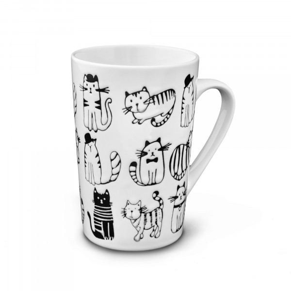 Фото Кружка 440мл cats atmosphere фарфор at-k1110