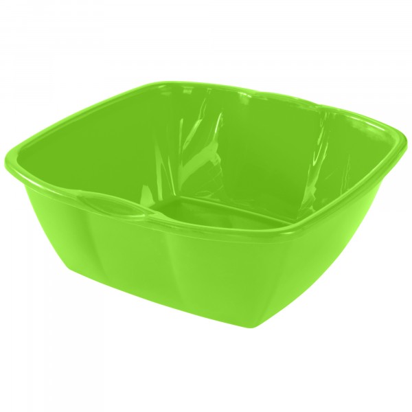 Фото Таз квадратный 14.5л архимед салатовый р1101