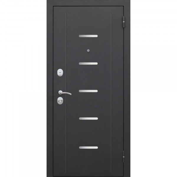 Фото Дверь входная 7,5 см гарда муар 2050х960мм правая, лиственница бежевая