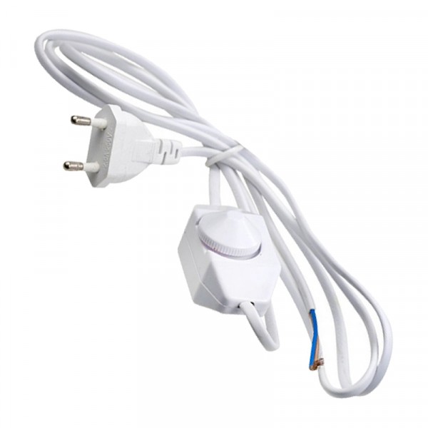 Фото Шнур сетевой с вилкой и выключателем ucx-c30/02a-170 white