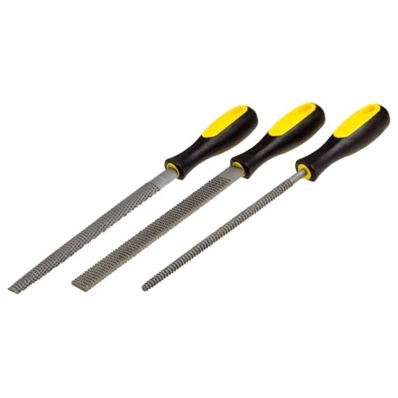 Фото Набор рашпилей 200мм /3шт/ с двухкомпонентной ручкой stayer 1690-20-h3_z01