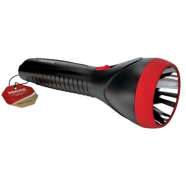 Фото Фонарь аккумуляторный светодиодный рекорд pm-1200