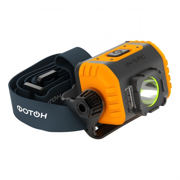 Фонарь налобный аккумуляторный светодиодный фотон 23415 rsa-800