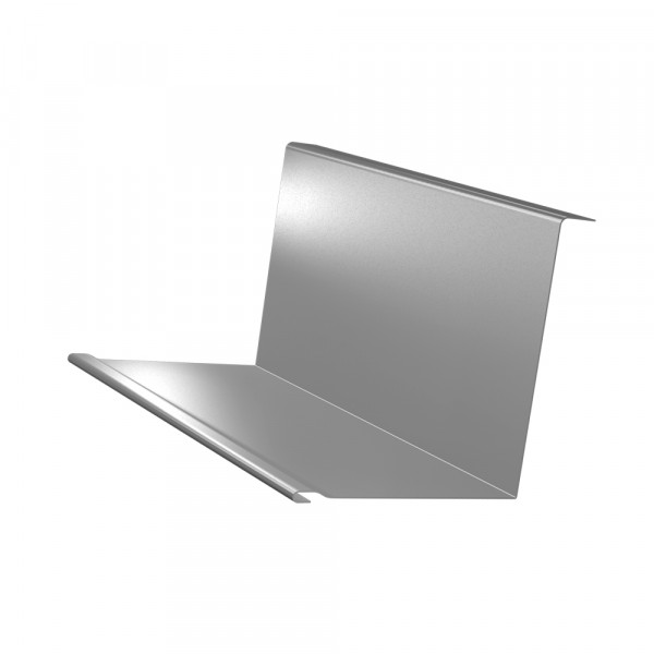 Фото Планка примыкания, оцинкованная, 130 х 160 х 2000 мм