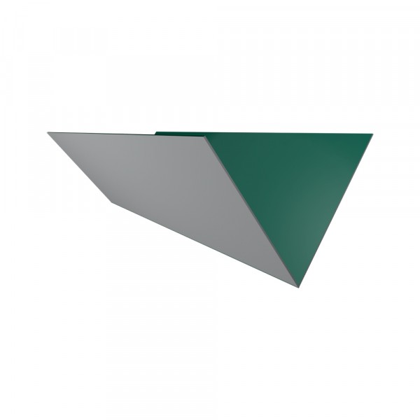 Ендова внутренняя, цвет зеленый, 300 х 300 х 2000 мм