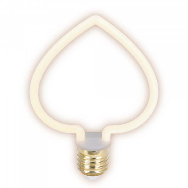 

лампа светодиодная thomson led filament deco heart th-b2405 е27 груша 4вт 2700к