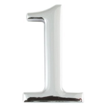 Фото Цифра дверная apecs 1 хром