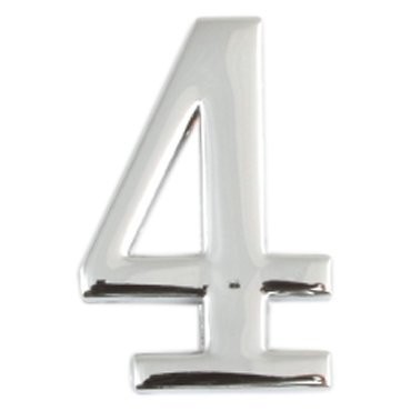 Фото Цифра дверная apecs 4 хром